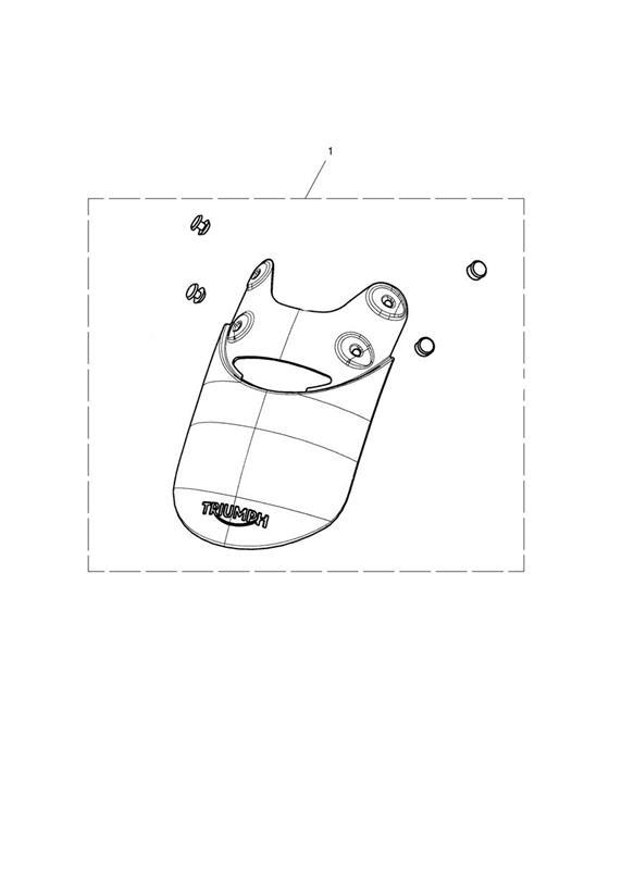 Full size assembly image of Mudguard Extension Kit (1/1)