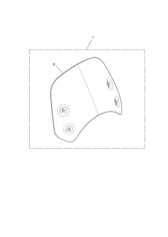 Full size assembly image of Screen, Short, Clear (1/1)