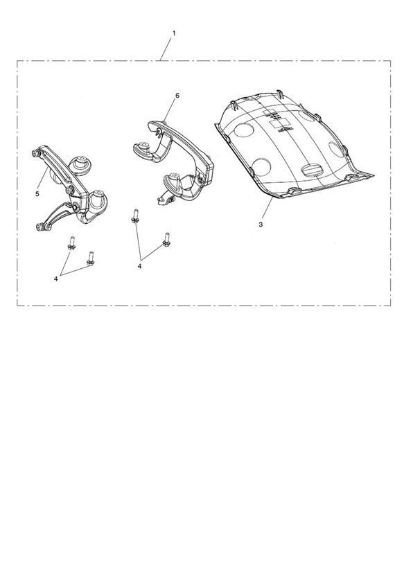 Diagram Pannier Mount Kit for your Triumph