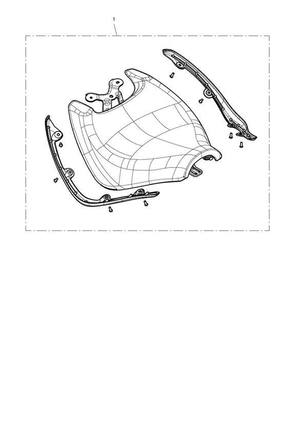Full size assembly image of Rider Seat, Tour (1/1)