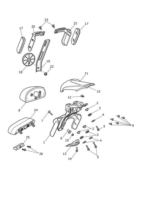 Diagram Rear Light for your 2017 Triumph Thruxton RS  