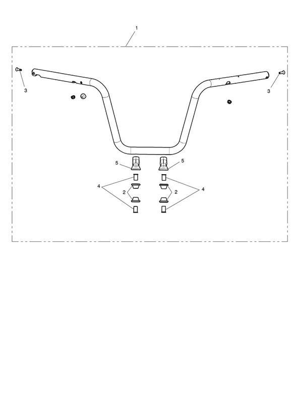 Diagram High Handlebar Kit, Black for your 2020 Triumph Bonneville Speedmaster   