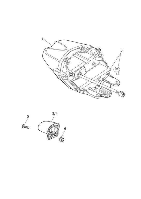 Full size assembly image of Rear Light (1/1)
