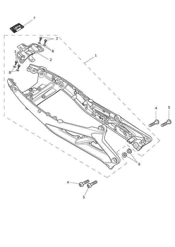 Full size assembly image of Rear Sub-Frame & Fittings (1/1)