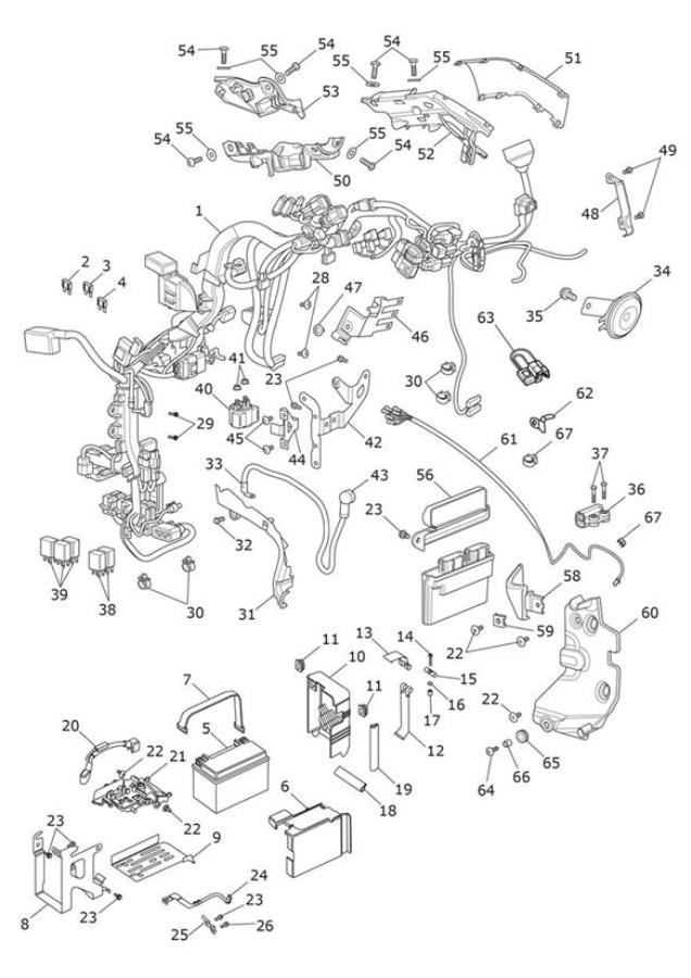 Diagram Electrical Equipment > BC0396 for your Triumph