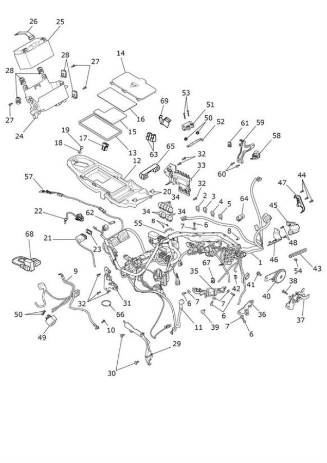 Diagram Electrical Equipment for your Triumph