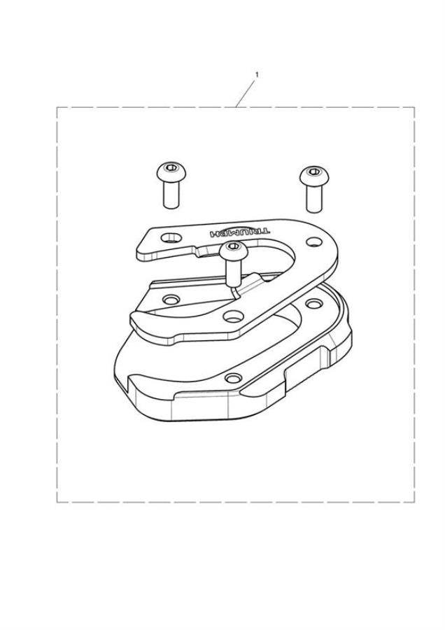 Full size assembly image of Base Extension, Side Stand (1/1)