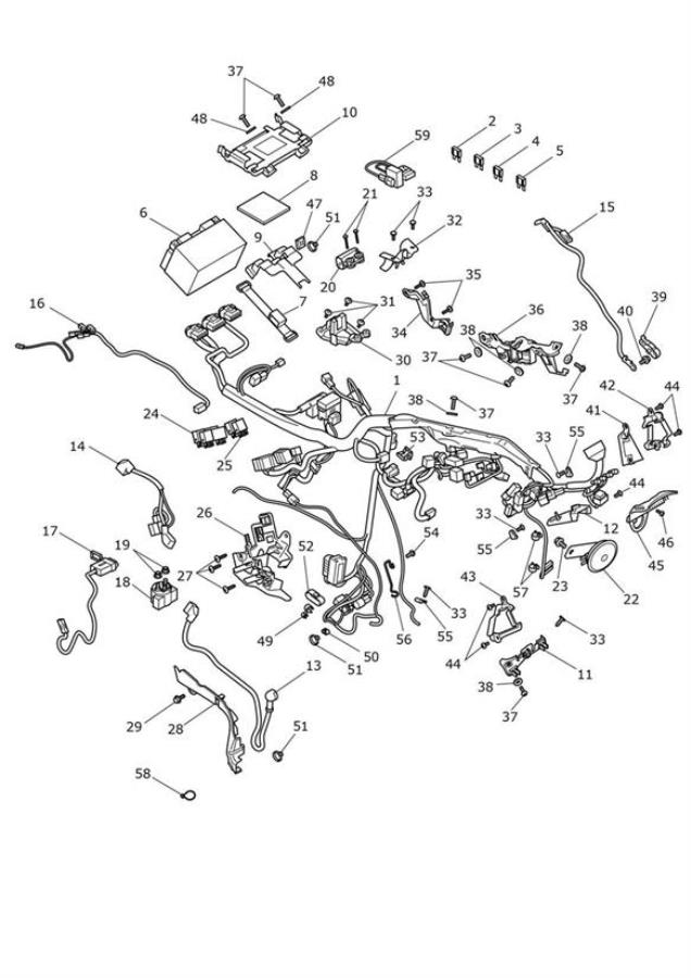 Diagram Electrical System for your Triumph