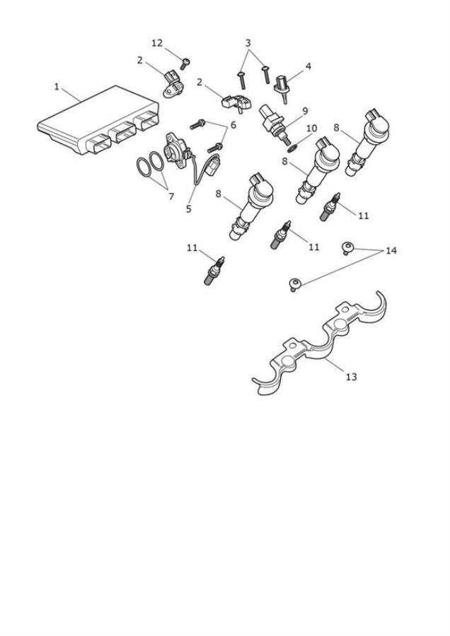 Diagram Engine Management for your Triumph