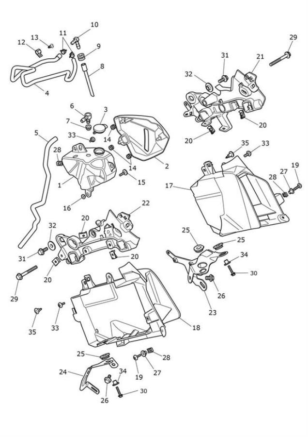 Diagram Chassis Cooling System for your Triumph