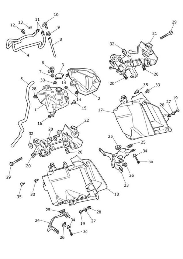 Diagram Chassis Cooling System for your Triumph