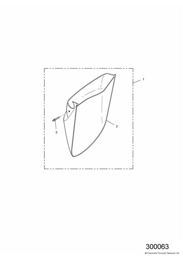 Full size assembly image of Front Mudguard Extension (1/1)