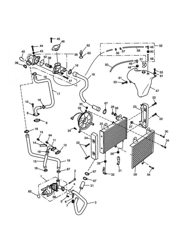 Diagram Cooling System for your Triumph