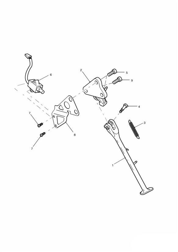 Diagram Side Stand for your Triumph