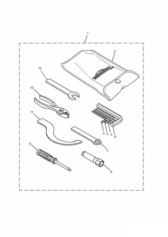 Diagram Tool Kit for your Triumph Daytona  