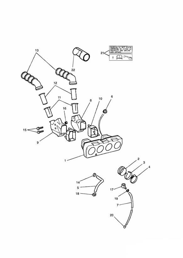 Diagram Airbox for your 2015 Triumph Thruxton  900 EFI 