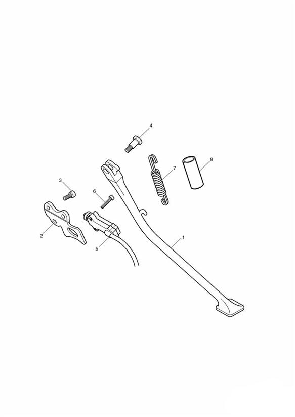 Diagram Side Stand for your Triumph