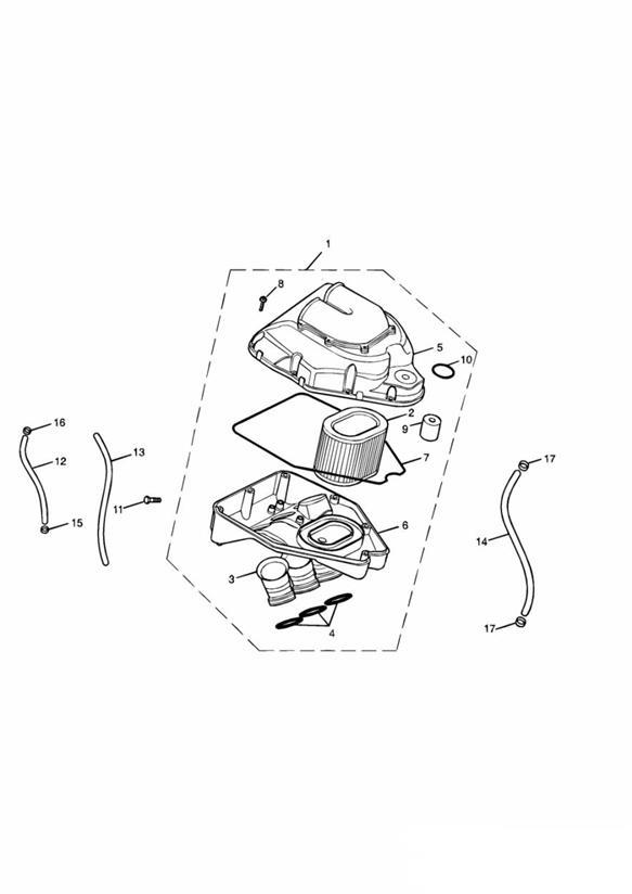 Diagram Airbox for your Triumph