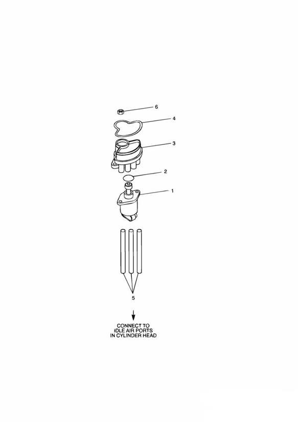 Diagram Idle Speed Control for your 1997 Triumph Daytona  955i 132513 > 