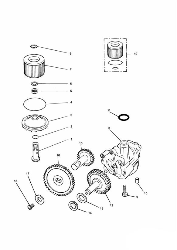 Diagram Lubrication System for your 2011 Triumph Scrambler  EFI 