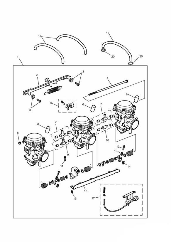 Diagram Carburretors for your Triumph