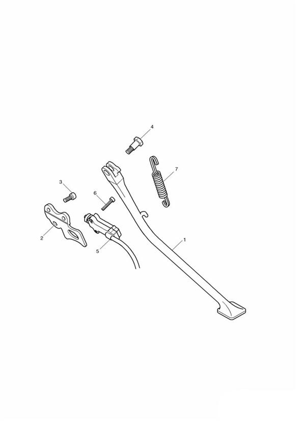 Diagram Side Stand for your Triumph