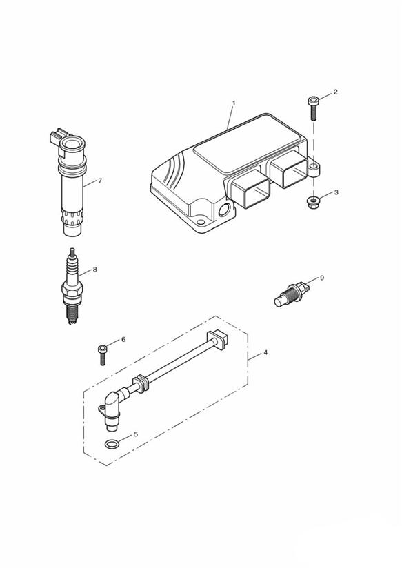 Diagram Engine Management System for your Triumph