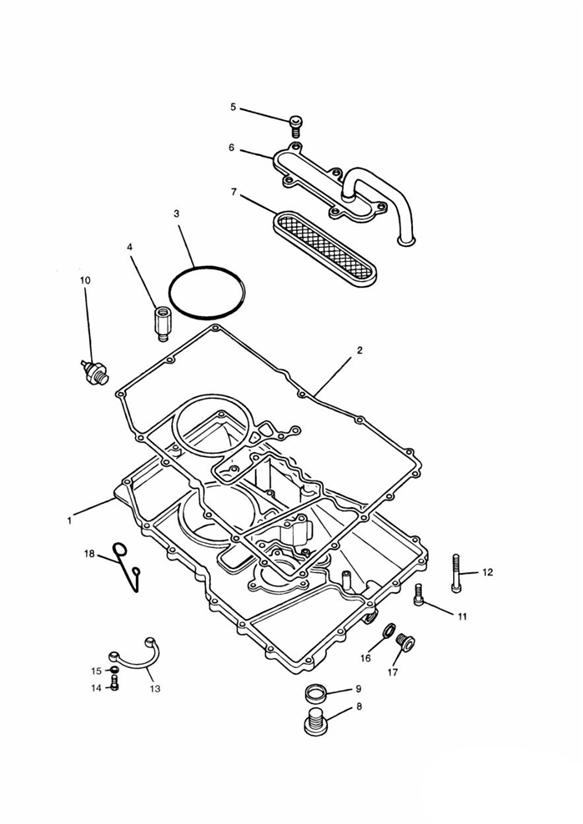 Diagram Sump for your 2011 Triumph Bonneville  from VIN 380777/ SE 