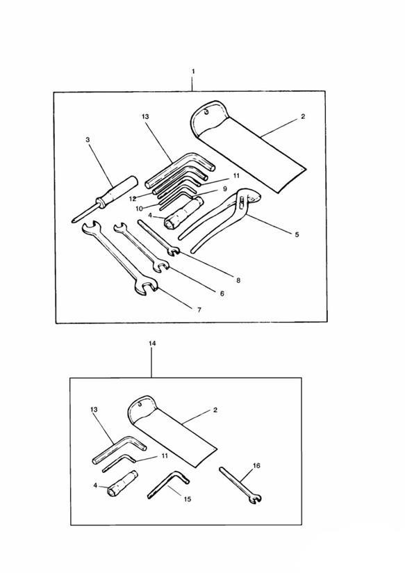 Diagram Tool Kit for your Triumph Trident  