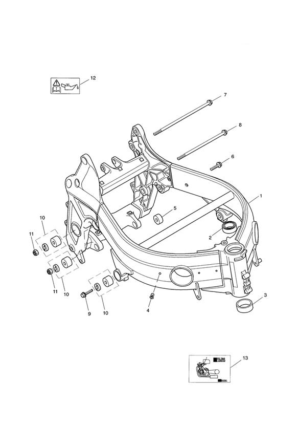 Full size assembly image of Main Frame & Fittings (1/1)