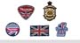 Image of UNION TRIANGLE PATCH 10 PACK image for your 2019 Triumph Bonneville  T120 > AC6129 