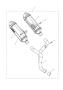 Image of Silencer, Slip-On, Arrow, LH image for your Triumph