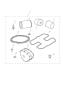 Image of Gasket, RH Cover image for your 2013 Triumph Bonneville   