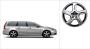 Image of Aluminum rim &quot;Balder&quot; 7 x 17&quot; (Silver) image for your Volvo XC90