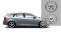 Image of Aluminium rim. Aluminium rim Ymir 8 x 18. (Glossy Black) image for your 2014 Volvo V60   