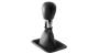 View Gear shift lever knob. Gear shift knob in leather - MAN. (Charcoal) Full-Sized Product Image