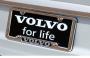 View License Plate Frame (Chrome with Volvo Logo) Full-Sized Product Image 1 of 1