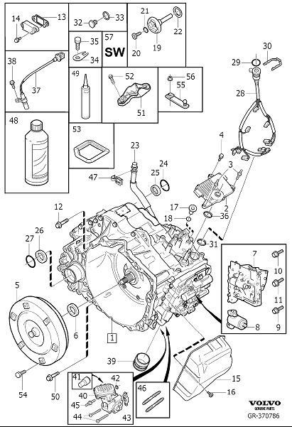 Diagram Automatic transmission for your 2009 Volvo XC60   