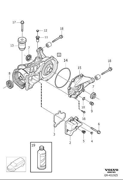 Diagram Final gear for your 2014 Volvo S60  2.5l 5 cylinder Turbo 