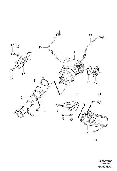 Full size assembly image of Catalytic converter (1/2)