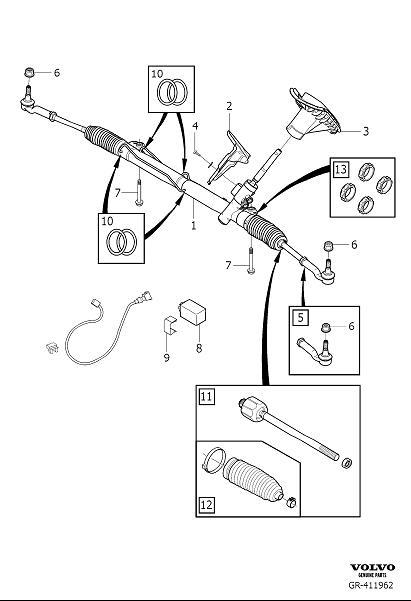 Diagram Steering gear for your 2020 Volvo XC60   