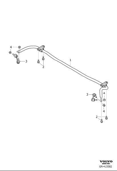 Full size assembly image of Anti-roll bar rear (1/1)