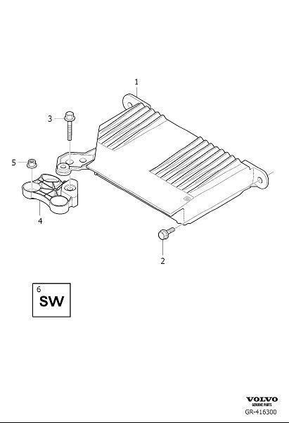 Diagram Amplifier (aud) for your Volvo S60 Cross Country  