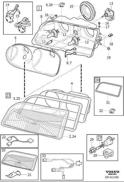 Full size assembly image of Headlamps, Headlights (1/1)