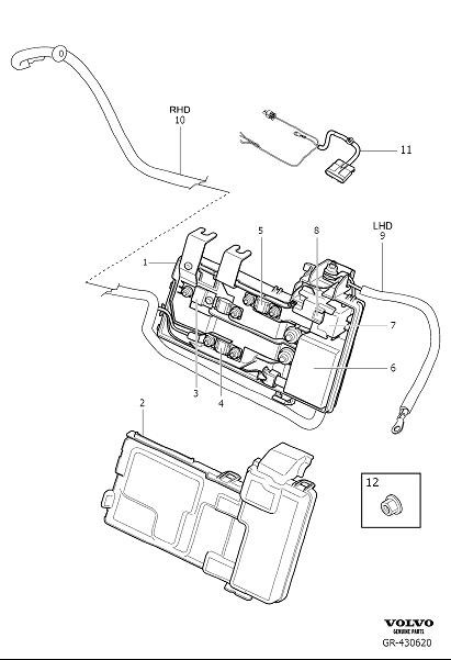 Full size assembly image of Primary fuse box engine compartment (1/1)
