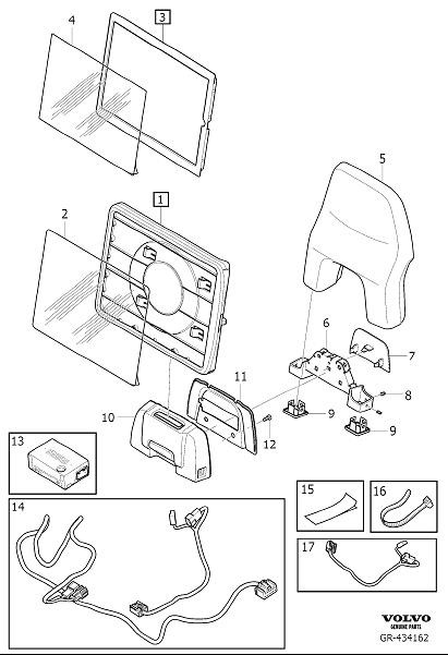 Diagram Tablet holder for your 1997 Volvo S90   