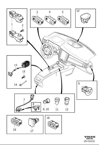 Diagram Switch other for your 2006 Volvo S60   