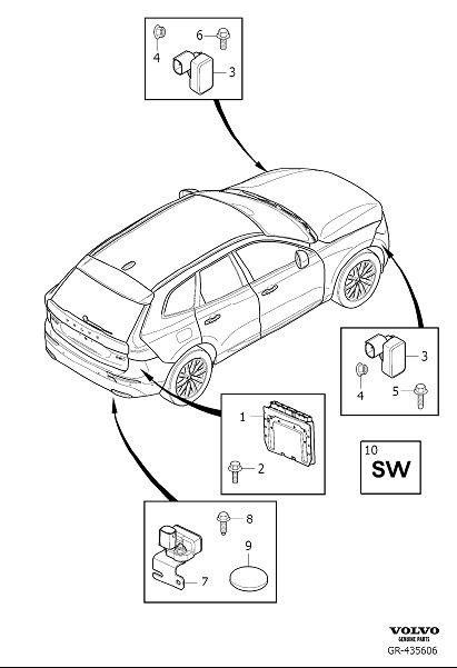 Diagram Active chassis for your Volvo XC60  
