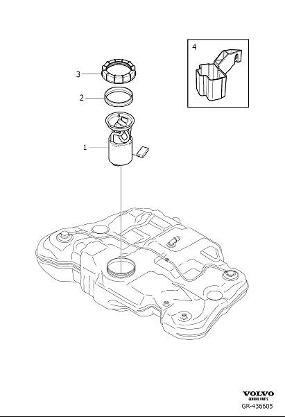 Diagram Fuel pump for your 2022 Volvo XC60   