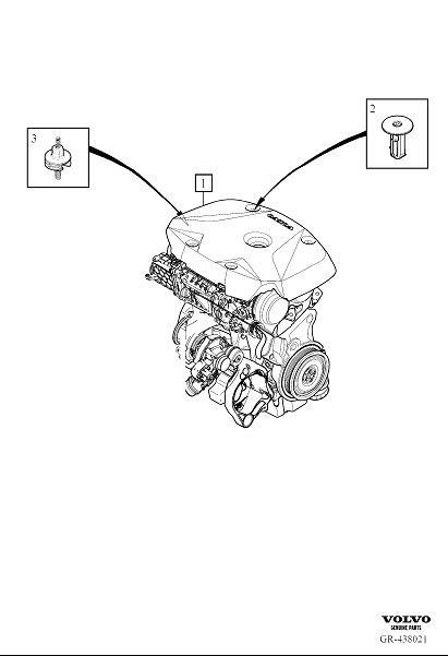 Diagram Insulation and cover, engine for your Volvo